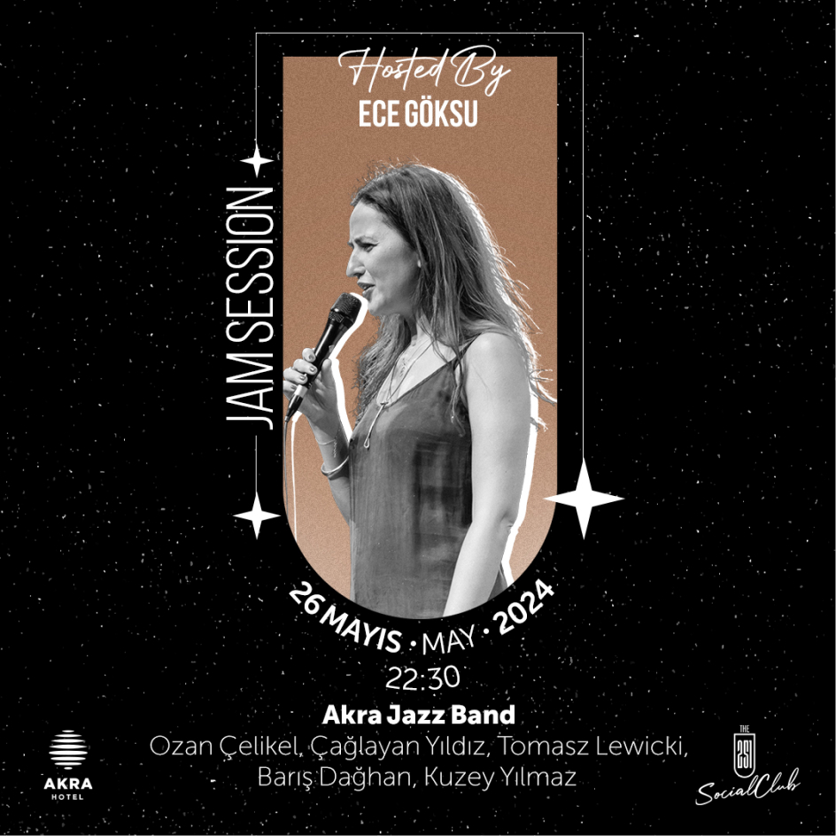 Akra Jazz Gecmis Festivaller Jam Session 2024 Ece Card D
