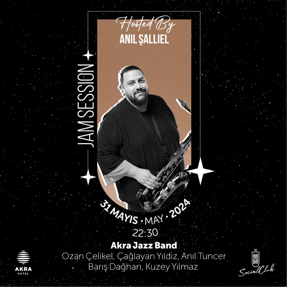 Akra Jazz Gecmis Festivaller Jam Session 2024 Anıl Card D