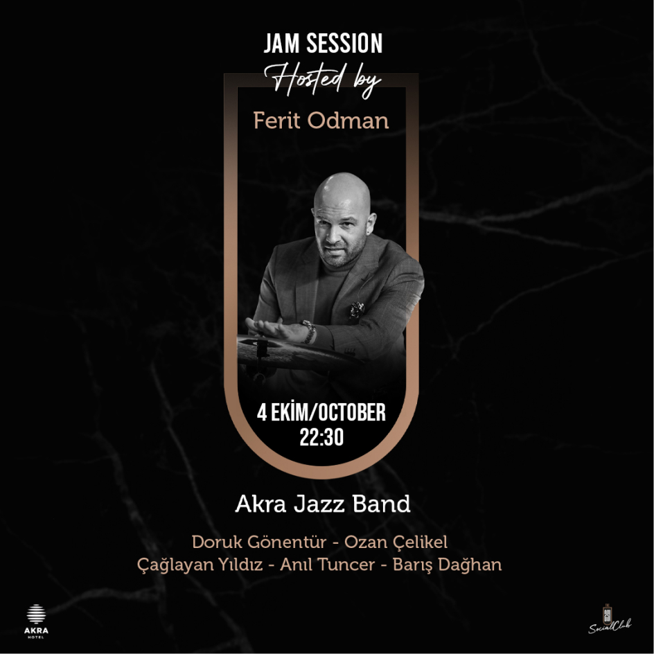 Akra Jazz Gecmis Festivaller Jam Session 2023 Ferit Detay Card D