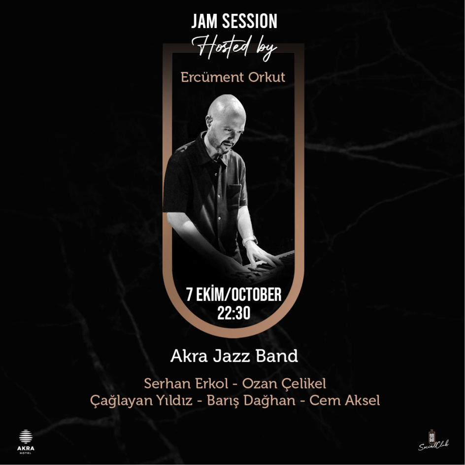Akra Jazz Gecmis Festivaller Jam Session 2023 Ercument Detay Card D